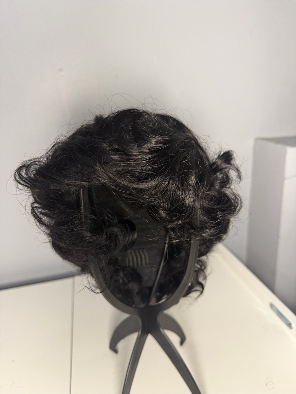 Pixie Cut Wig Human Hair Curly Pixie Wigs For Black Women 6"